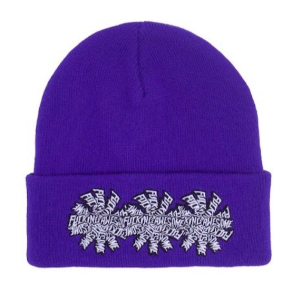 Fucking Awesome (FA) - ‘Three Spiral’ Cuff Beanie